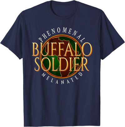 Cow Legacy of Black Masculinity and Courage Buffalo Soldier T-Shirt