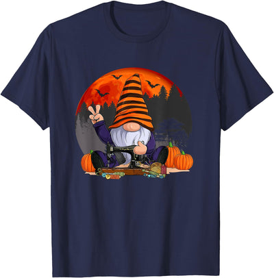 Quilting Sewing Gnomes Halloween gifts for Sewers Quilting Sewing Gnomes Halloween Shirt Sewers Spooky Season T-Shirt
