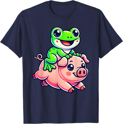 Kawaii Frog Pig T-Shirt