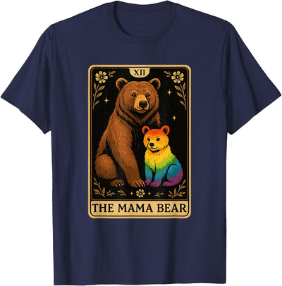 Mama Bear Pride Shirt Gay Pride Mom LGBT Momma Bear T-Shirt
