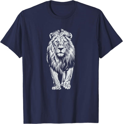 White Paint Art Lion Lions T-Shirt