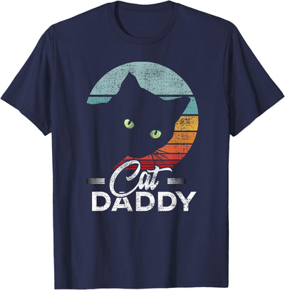 Cats Best Cat Dad Ever Cat Dad Gift Best Cat Dad Daddy Ever Cat Lover Men T-Shirt