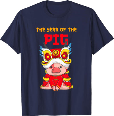 Year Of The Pig 2031 Chinese New Year Zodiac Sign Kids T-Shirt