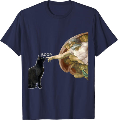 Funny Cat Shirts, Touch Nose, Boop Nose Shirts Cat Shirts for Men/Women - Funny Cat Shirts for Cat Dad/Mom T-Shirt