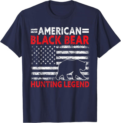 American Black Bear Hunting Legend USA T-Shirt