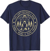Funny Jokes And Cute Pun Designs You Can't Outrun A Bear T-Shirt - Navy Blue