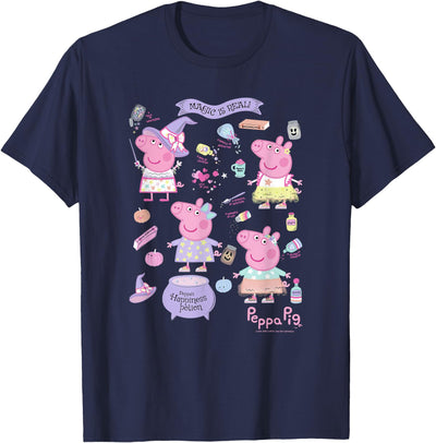 Halloween Real Peppa Magic Icons T-Shirt Small