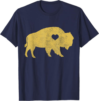 We Love Bison Vintage Bison Lover American Buffalo National T-Shirt
