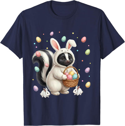 Skunk in Bunny Ears Costume T-Shirt