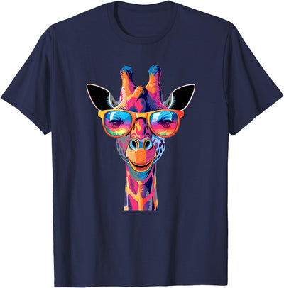 Funny Giraffe Sunglasses T-Shirt