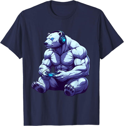 Polar Bear Funny Video Games Polar Bear T-Shirt
