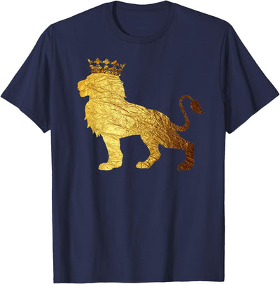 King of the Jungle Crown King Lion for Men & Boys Cool Lion T-Shirt