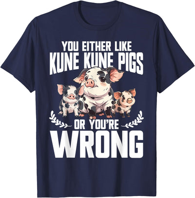 Kune Pig Lover Pig Breeder Supplies Kunekune Pig T-Shirt