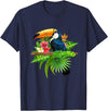 Toucan Bird Ornithologist Gift Idea Tropical Birds Exotic Summer Animal Toucan T-Shirt - Navy Blue