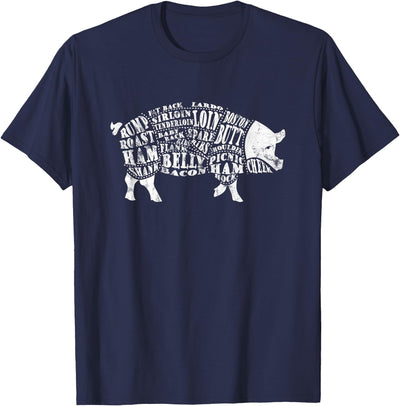 Pig Cuts Barbecue and Grilling T-Shirt