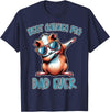 Funny Guinea Pig Daddy Cute Guinea Pig Designs Guinea Pig Dad Funny Guinea Pig T-Shirt - Navy Blue