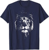 Löwe Löwen Tiere Motiv Lion Africa Lion Shirt Animals Lion Head Lion Mane Gift T-Shirt - Navy Blue