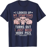 Funny Pig Gift For Pig Lovers Funny Pigs For Pig Lovers Women Pig T-Shirt - Navy Blue