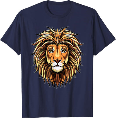 Majestic Lion Mane Detailed Art - Lions Are My Favorite T-Shirt