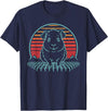 Guinea Pig Graphic Art Designs Guinea Pig Lover Animal Retro Vintage 80s T-Shirt - Navy Blue