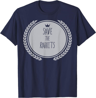 Save the Rabbits Crest Badge T-Shirt