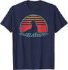 Sea Lion Graphic Art Designs Sea Lion Lover Animal Retro Vintage 80s Style T-Shirt - Navy Blue