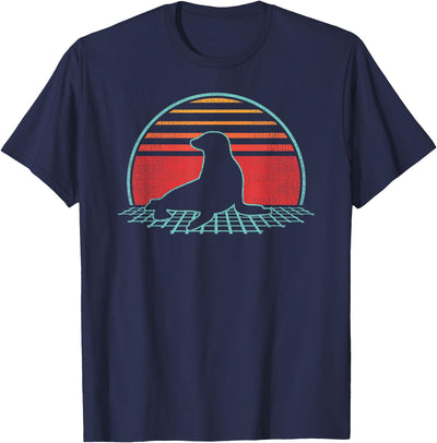 Sea Lion Lover Animal Retro Vintage 80s Style T-Shirt