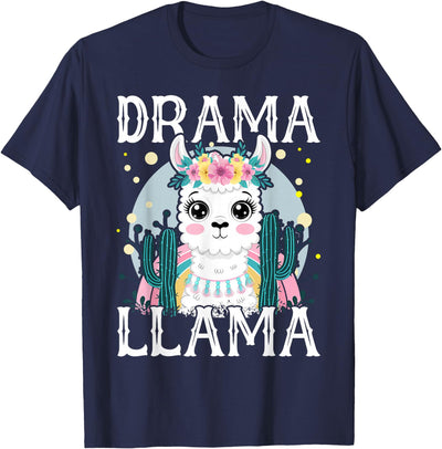 Llama Lover Gift Co. Drama Llama for Kids T-Shirt
