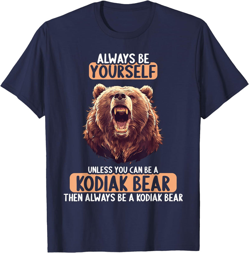 Kodiak Bears Kodiak Bear Lovers Shop Kodiak Bears Kodiak Bear T-Shirt - Navy Blue