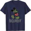 Disney - Halloween Mickey Frank T-Shirt - Navy Blue
