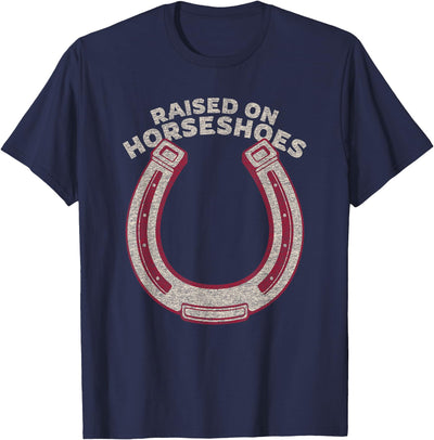 Cartba Horse Co. Horse Lover Horseshoe Ranch Equestrian Vintage Graphic T-Shirt