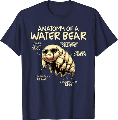 Anatomy Of A Water Bear Funny Tardigrade T-Shirt