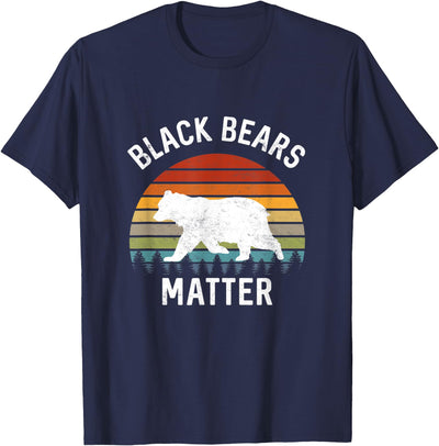 Save The Black Bear Camping Gear Black Bears Matter Animal lover Of Nature Outdoors Camping T-Shirt