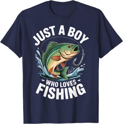 Just A Boy Who Loves Fishing T-Shirt