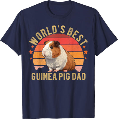 Guinea Pig Worlds Best Dad Furry Potato T-Shirt