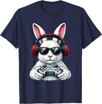 Gamer Bunny with Headphones T-Shirt