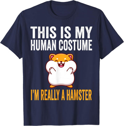 This is My Human Costume I'm Really A Hamster Halloween Kids T-Shirt