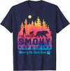Great Smoky Mountain Vacation Souvenir Apparel Great Smoky Mountains Tie Dye T-Shirt - Navy Blue