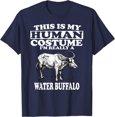 Cow Human Costume I'm Really a Water Buffalo T-Shirt