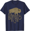 B-LO WNY Gift Ideas Buffalo NY Stuff Merch BFLO WNY Clothing Area Code 716 Buffalo New York T-Shirt - Navy Blue