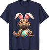 Easter Bearded Dragon Pets Pet Egg Eggs Bunny Rabbits T-Shirt in Navy Blue
