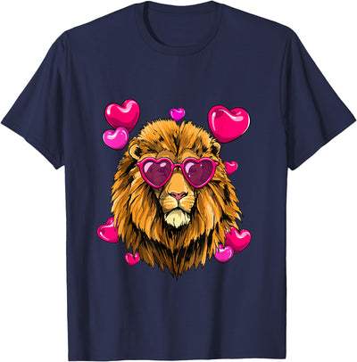 Valentines Day Lion Funny Lion Lover T-Shirt