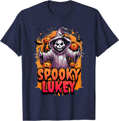 Spooky Halloween s Luke Gifts & Apparel "Spooky Lukey" s Funny Halloween s Luke Spook T-Shirt