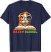 Guinea Pig Lovers 100 Days Of School Costume Kids Funny Guinea Pig 100th Day Of School Teacher Womens Mens T-Shirt - Navy Blue