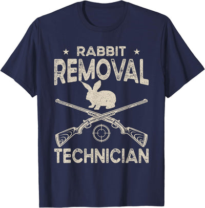 Rabbit Removal Technician Crossed Rifles T-Shirt
