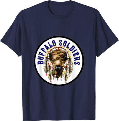 Cow Buffalo Soldiers of 1886 Dreamcatcher Art T-Shirt