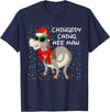 Christmas Shirts Pajamas PJ Men Women Kids Gifts Christmas Donkey Italian Xmas Funny Donkey Lover Pajamas T-Shirt - Navy Blue