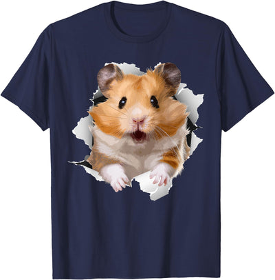 Cute Hamster Design for Men Women Kids Animal Hamster Lovers T-Shirt