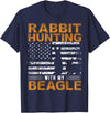 Rabbit Hunting Dog - Beagle Hunter Beagles T-Shirt in Navy Blue