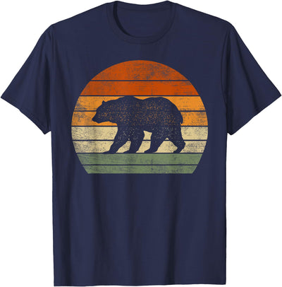 Bear Gifts For Women Men Polar Bear Wildlife Print Graphic T-Shirt